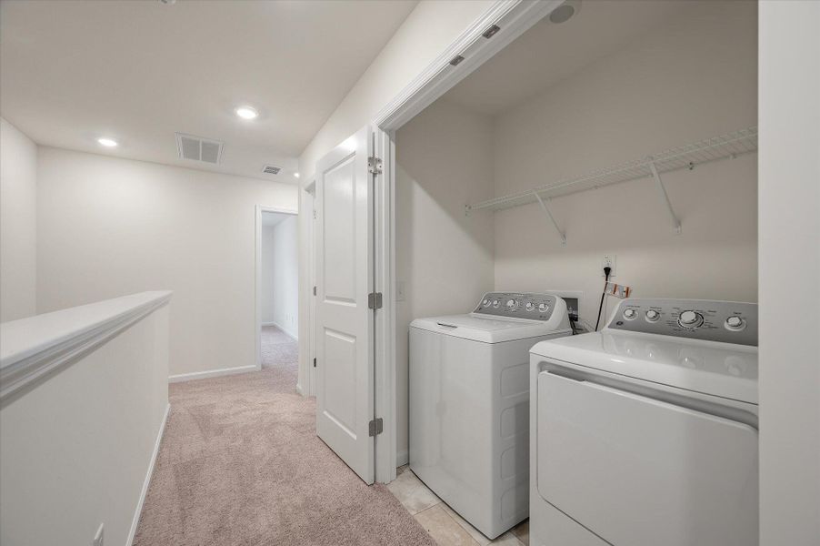 Furnished interior view inside a new home in The Landings at Montague, Goose Creek (Image 14). Furnished interior view inside a new home in The Landings at Montague, Goose Creek (Image 14).