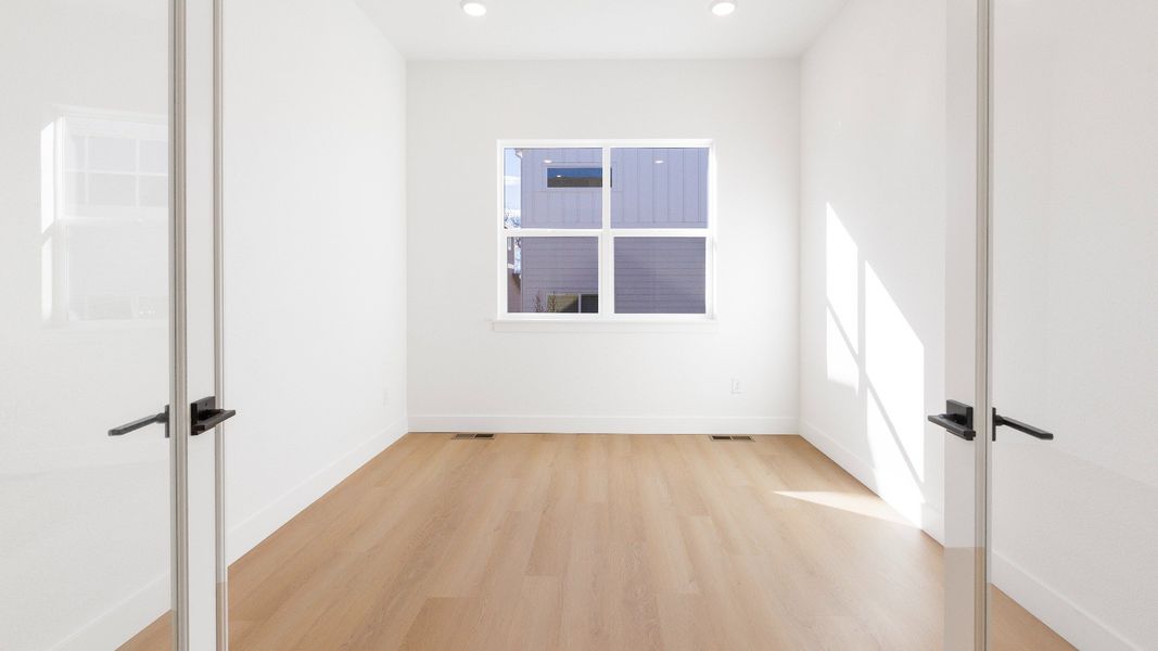 Furnished interior view inside a new home in Dillon Pointe - Journey, Broomfield (Image 8).