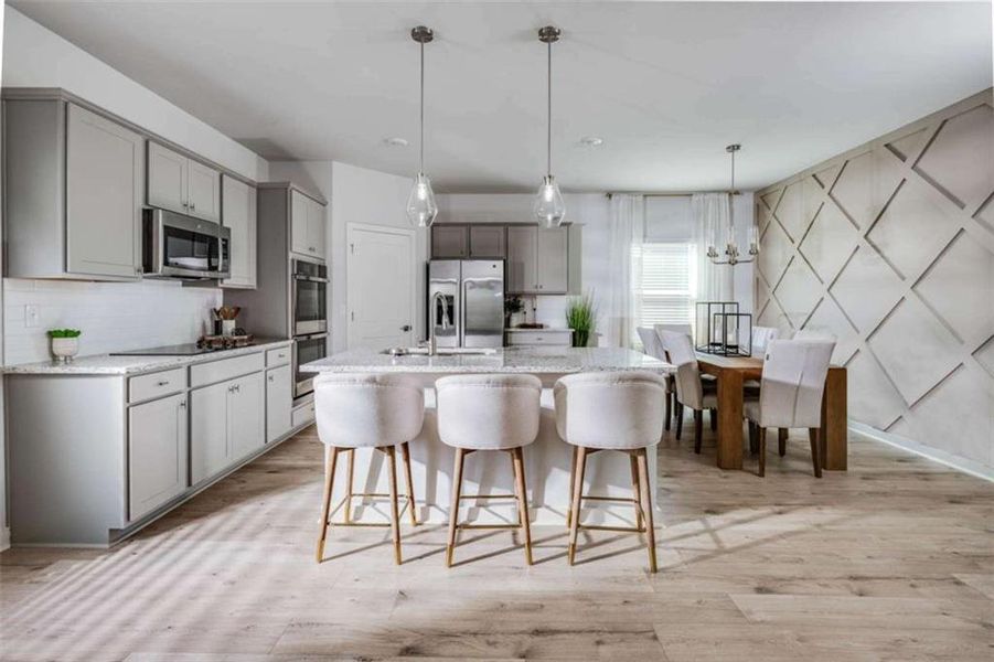 Furnished interior view inside a new home in Southern Hills, McDonough (Image 11).