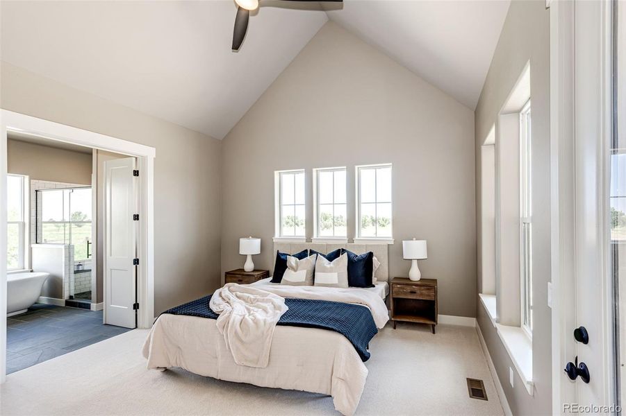 Furnished interior view inside a new home in , Byers (Image 15).