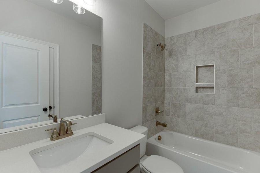 Furnished interior view inside a new home in , Buford (Image 8).