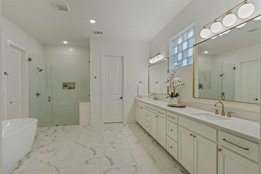 Furnished interior view inside a new home in , Prosper (Image 27). Furnished interior view inside a new home in , Prosper (Image 27).