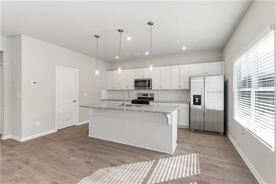 Furnished interior view inside a new home in The Reserve at Chapel Hill Phase II, Douglasville (Image 5).