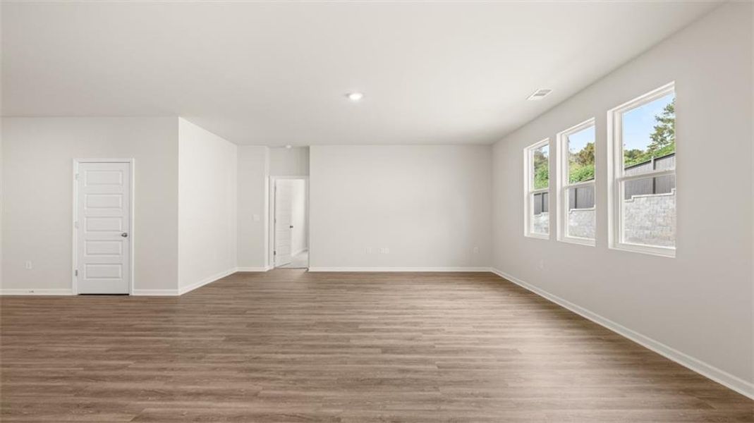 Spacious, unfurnished interior of a new home in Brooks Station, Dacula (Image 27). Spacious, unfurnished interior of a new home in Brooks Station, Dacula (Image 27).