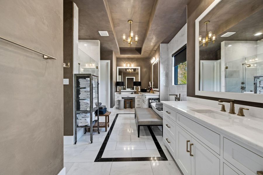 Furnished interior view inside a new home in , Houston (Image 11).