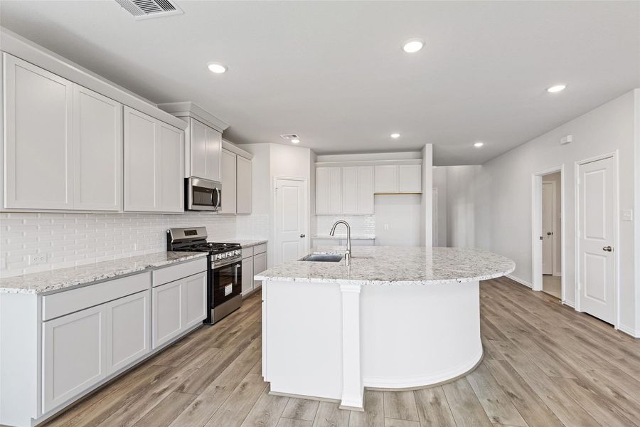 Furnished interior view inside a new home in Oakwood Estates, Waller (Image 16).