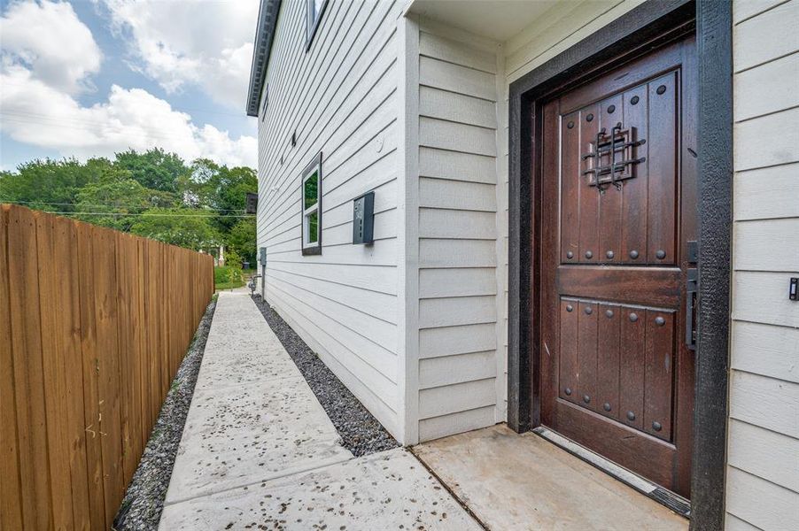 Property entrance Property entrance