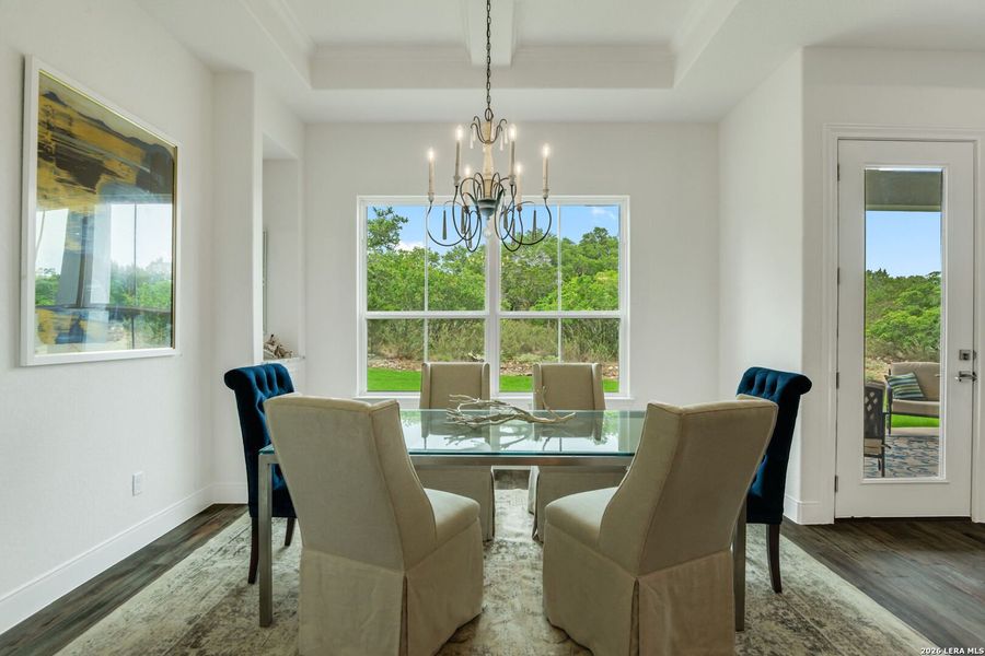 Furnished interior view inside a new home in , Fischer (Image 17).