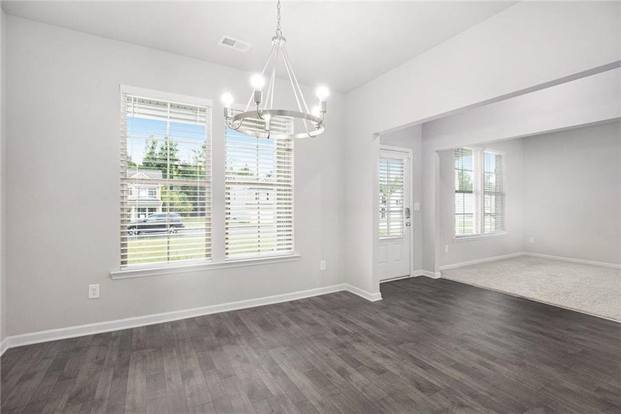 Spacious, unfurnished interior of a new home in Vineyard Park, Griffin (Image 29).