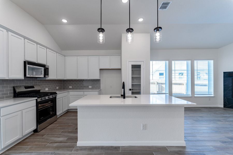 Furnished interior view inside a new home in Arcadia Ridge, San Antonio (Image 4).