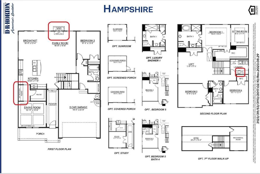 2D floor plan layout of this home in Brantley, Mooresville, NC (Image 2).