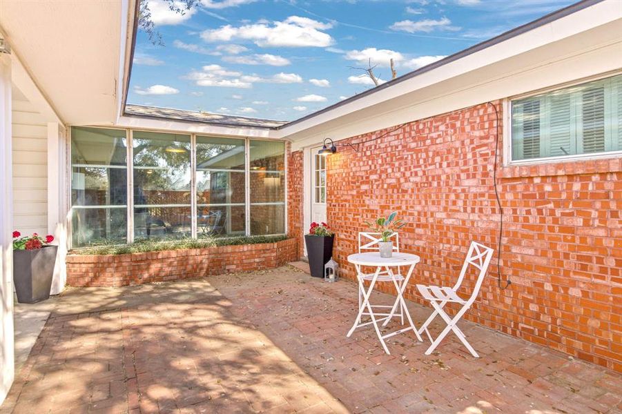 Exterior details and patio area of a home in , Sweetwater (Image 1). Exterior details and patio area of a home in , Sweetwater (Image 1).