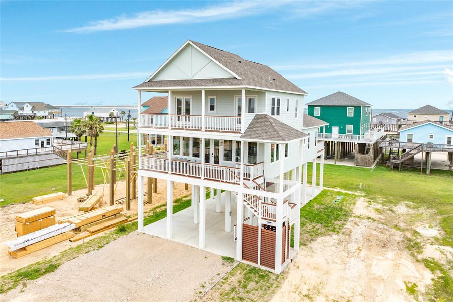 Front exterior of a new home in , Freeport, TX, highlighting curb appeal (Image 17). Front exterior of a new home in , Freeport, TX, highlighting curb appeal (Image 17).