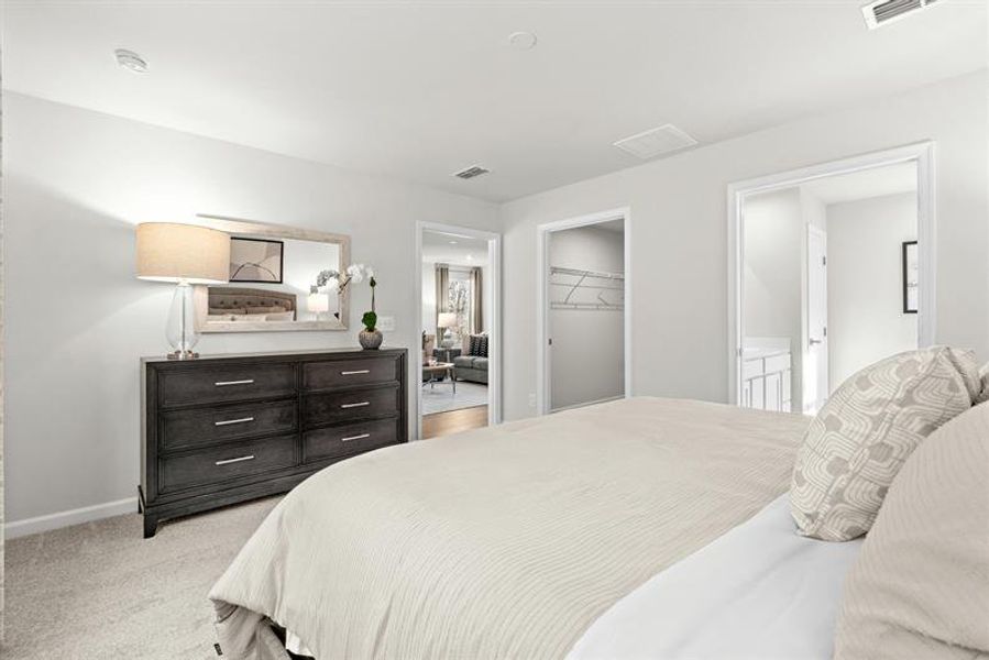 Representative furnished interior of a home built from the Fairview by Ryan Homes in Oakwood Trace, Fairburn (Image 26).