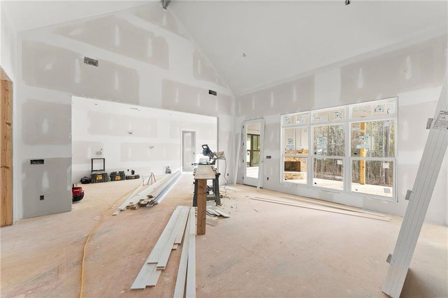 In-progress construction of a new home in , Commerce, GA (Image 18).