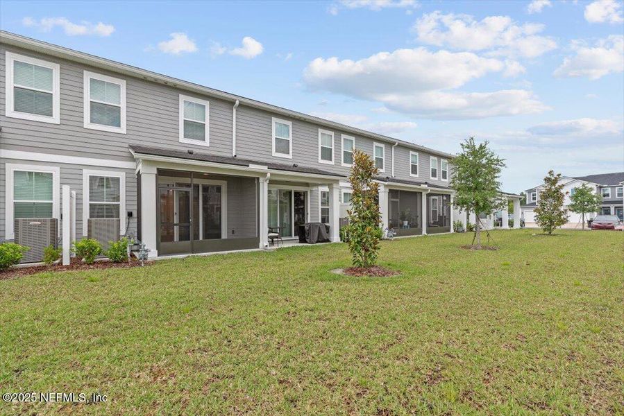 Exterior details and patio area of a home in Brandon Lakes at Silver Landing, St. Augustine (Image 4). Exterior details and patio area of a home in Brandon Lakes at Silver Landing, St. Augustine (Image 4).
