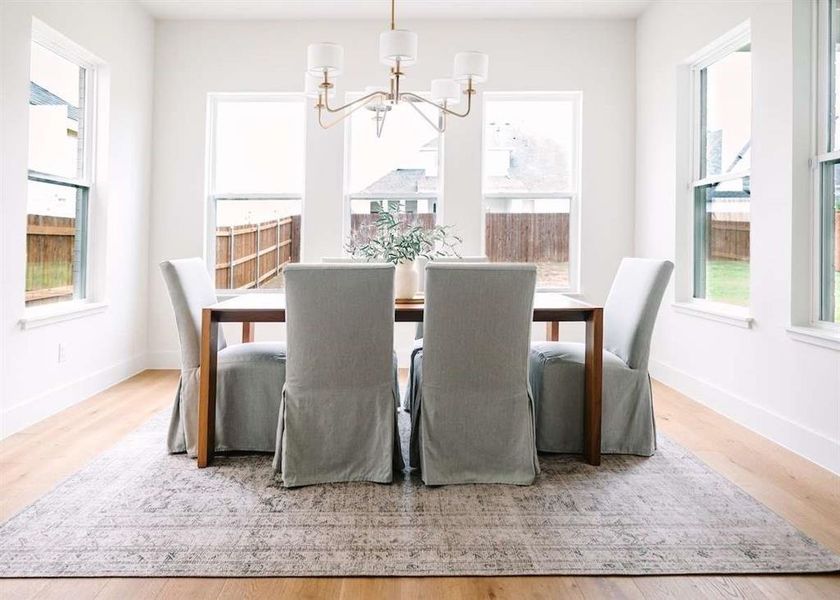 Furnished interior view inside a new home in , Aledo (Image 15).