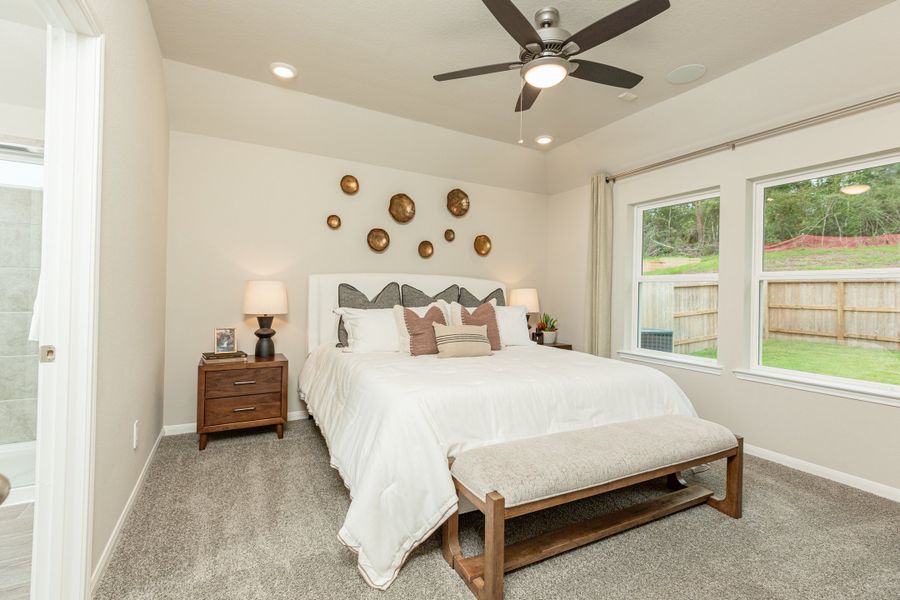 Furnished interior view inside a new home in Montgomery Ridge, Montgomery (Image 5).