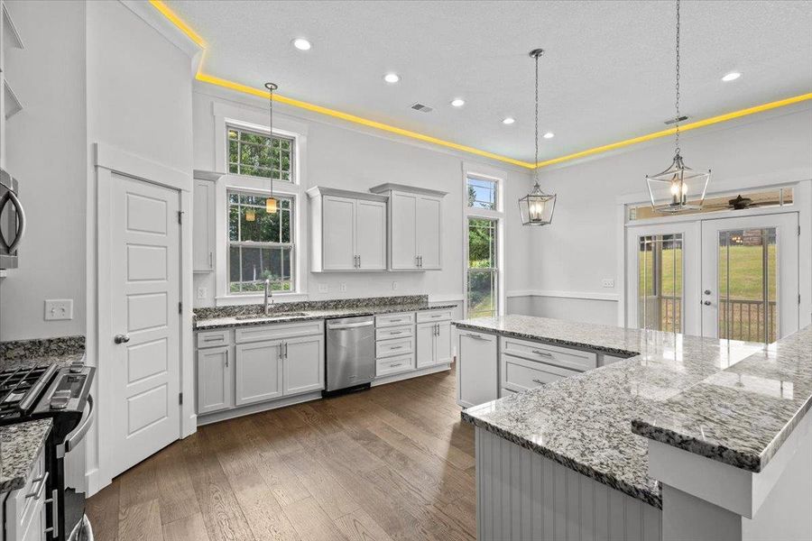 Furnished interior view inside a new home in Lakeside at Blue Ridge Plantation, Taylors (Image 3).