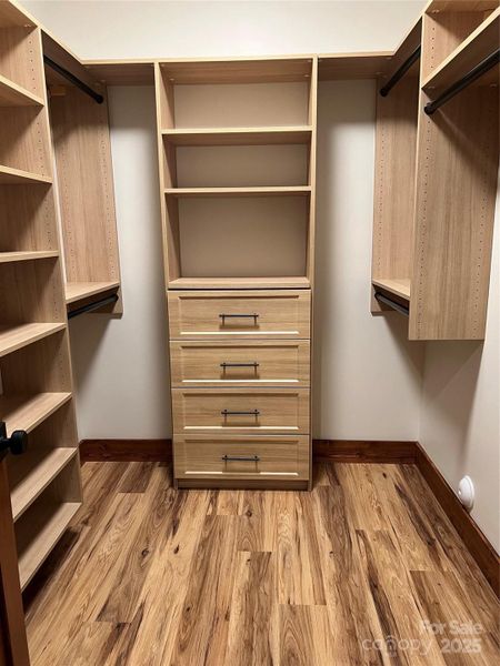 Custom built closets