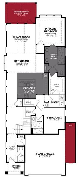 2D floor plan layout of this home in Ellwood, Iowa Colony, TX (Image 4).