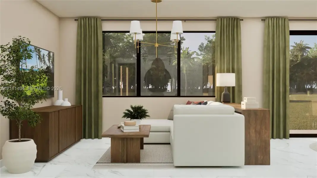 Furnished interior view inside a new home in Solterra, Sunrise (Image 5).