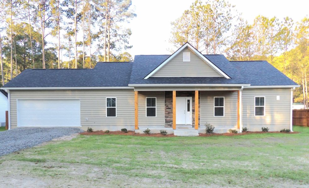 Exterior details and patio area of a home in , Walterboro (Image 1). Exterior details and patio area of a home in , Walterboro (Image 1).
