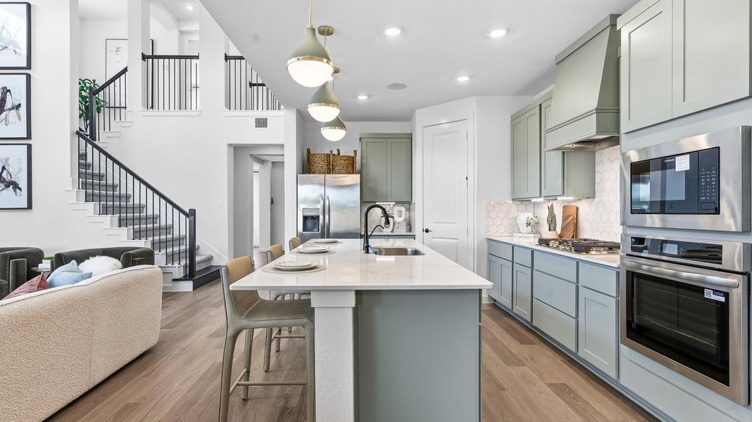 Representative furnished interior of a home built from the Chloe by D.R. Horton in Alexander 55' Homesites, Pearland (Image 7). Representative furnished interior of a home built from the Chloe by D.R. Horton in Alexander 55' Homesites, Pearland (Image 7).