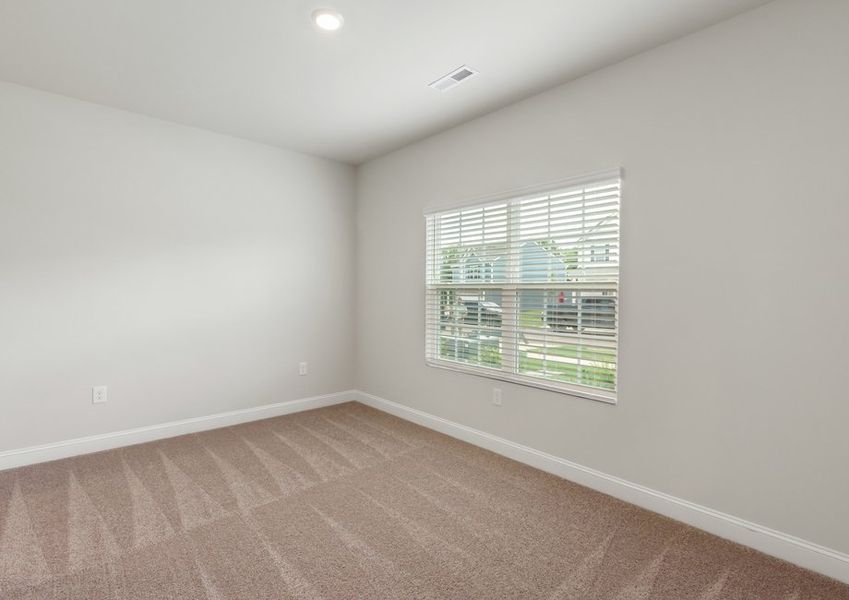 Each bedroom has its own closet