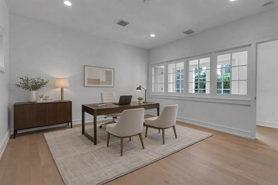 Furnished interior view inside a new home in , Sarasota (Image 26).