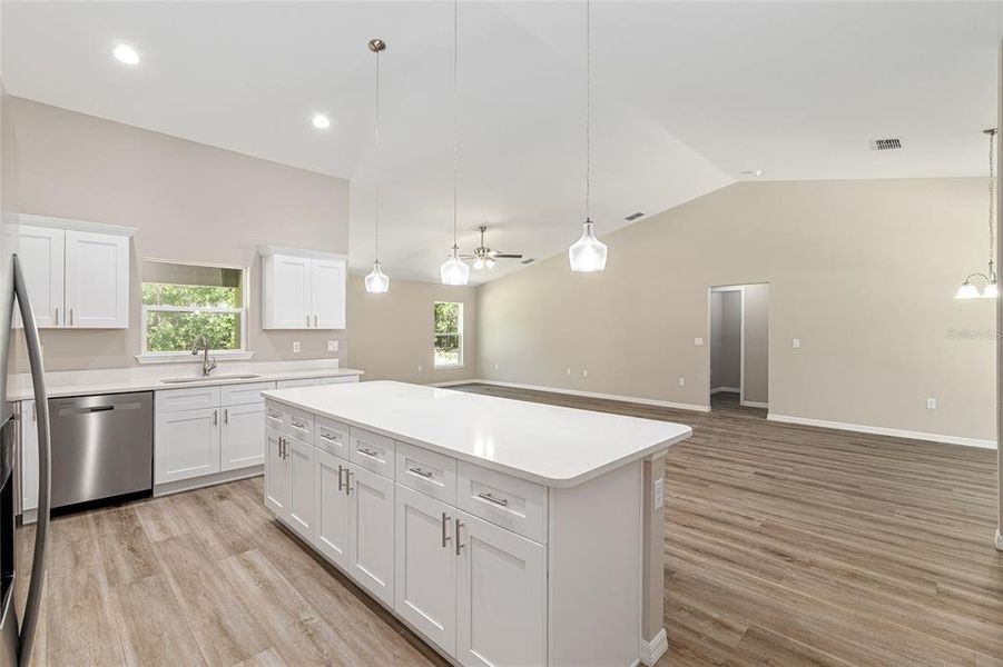 Furnished interior view inside a new home in , Dunnellon (Image 6).
