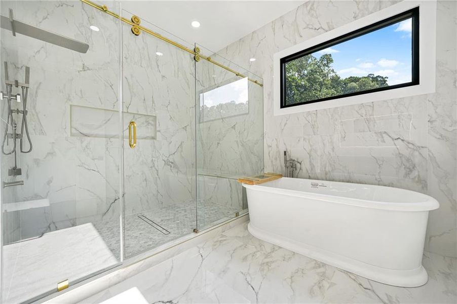 Furnished interior view inside a new home in , Atlanta (Image 9).