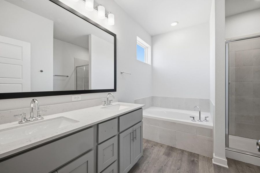 Furnished interior view inside a new home in Cloverleaf, Austin (Image 6).