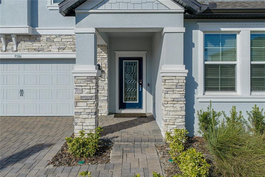 Exterior details and patio area of a home in Epperson, Wesley Chapel (Image 4). Exterior details and patio area of a home in Epperson, Wesley Chapel (Image 4).