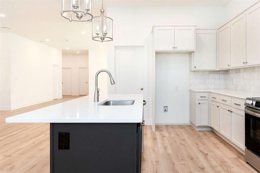 Furnished interior view inside a new home in , Bridgeport (Image 15).