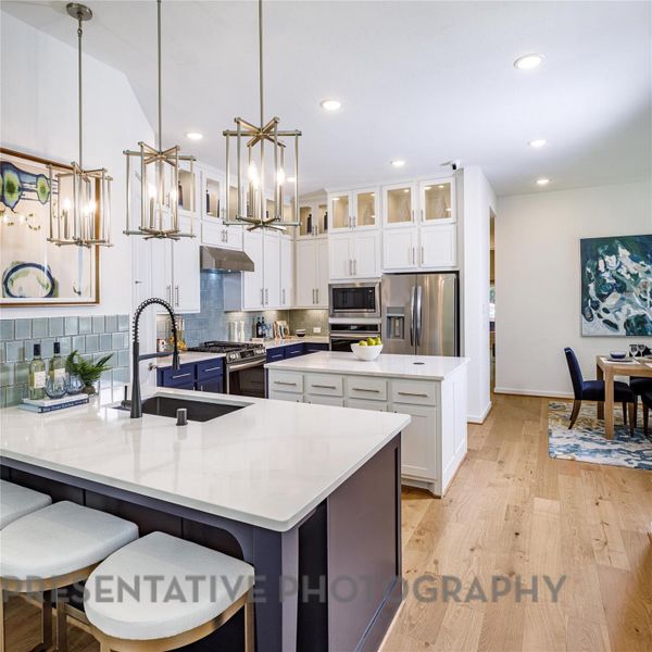 Furnished interior view inside a new home in Bridgeland Central: The Villas, Cypress (Image 18). Furnished interior view inside a new home in Bridgeland Central: The Villas, Cypress (Image 18).