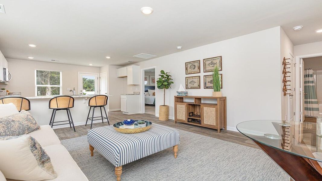 Furnished interior view inside a new home in The Park at Wilkinson, Orangeburg (Image 3).