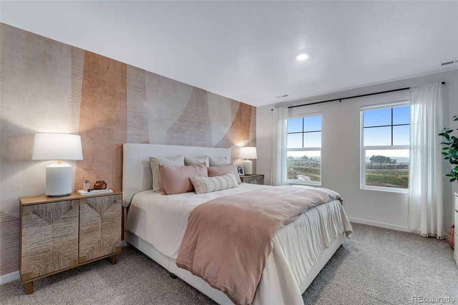 Furnished interior view inside a new home in Vista Meadows, Fort Lupton (Image 10).
