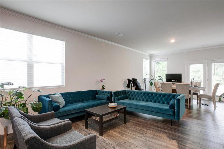 Furnished interior view inside a new home in , Acworth (Image 9).