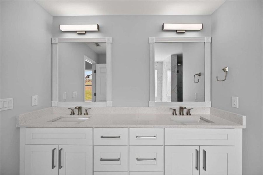 Furnished interior view inside a new home in , Gainesville (Image 9).