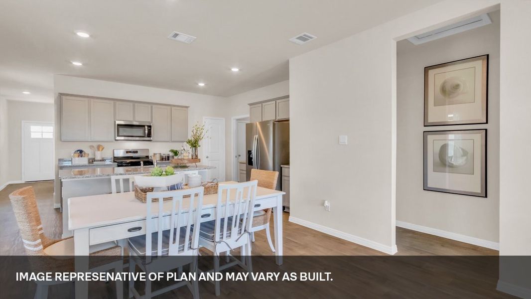 Furnished interior view inside a new home in Southgrove, Kyle (Image 13).