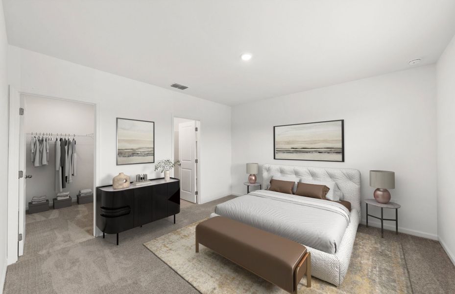 Furnished interior view inside a new home in Caloosa Cove, Labelle (Image 7).