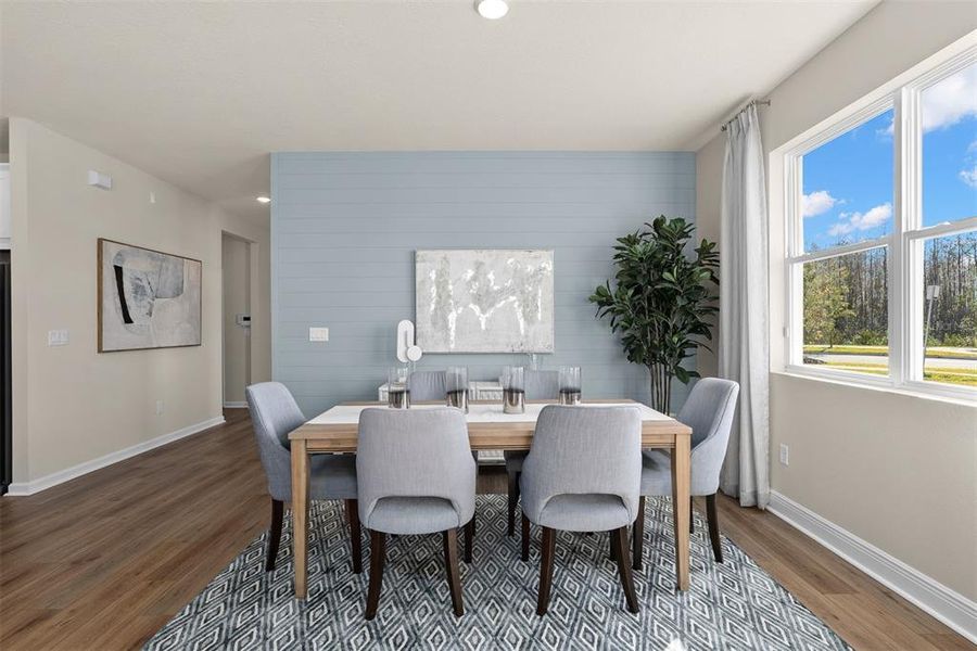 Furnished interior view inside a new home in Meridian Parks, Orlando (Image 7).