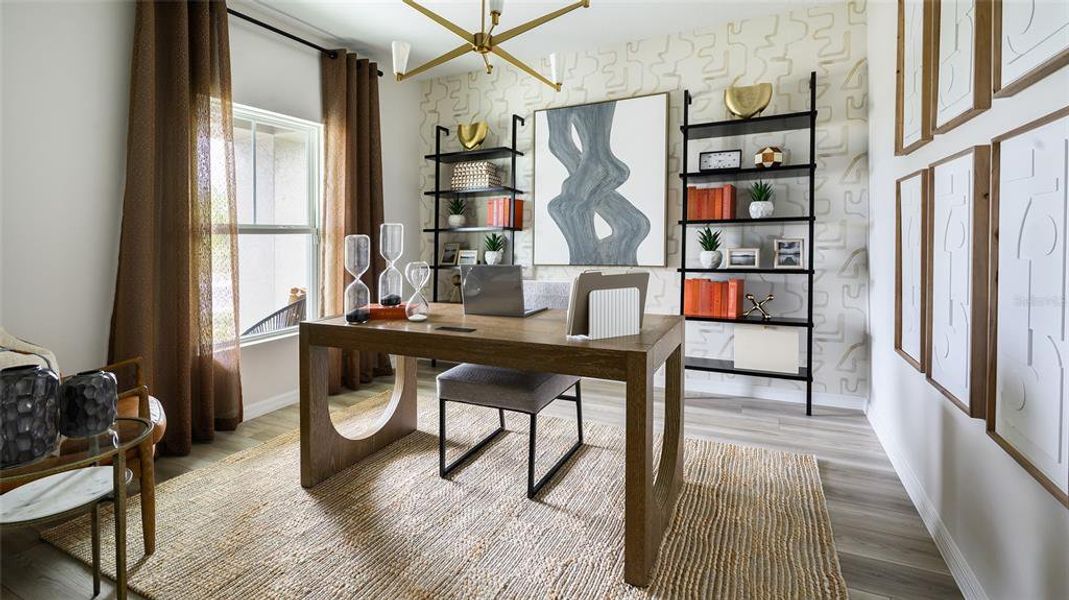 Furnished interior view inside a new home in Wynnstone, Davenport (Image 10). Furnished interior view inside a new home in Wynnstone, Davenport (Image 10).