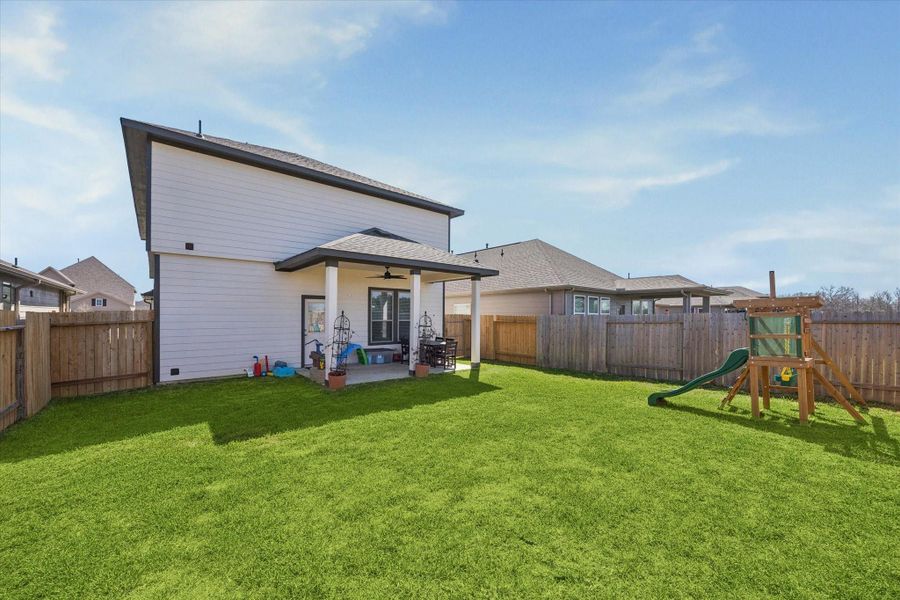 Exterior details and patio area of a home in , Bellville (Image 3). Exterior details and patio area of a home in , Bellville (Image 3).