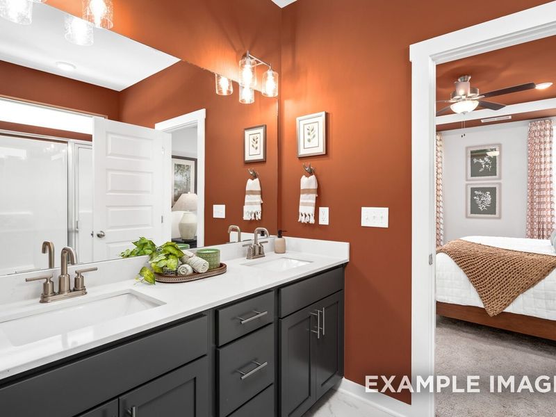 Furnished interior view inside a new home in Woods Crossing, Gallatin (Image 37). Furnished interior view inside a new home in Woods Crossing, Gallatin (Image 37).