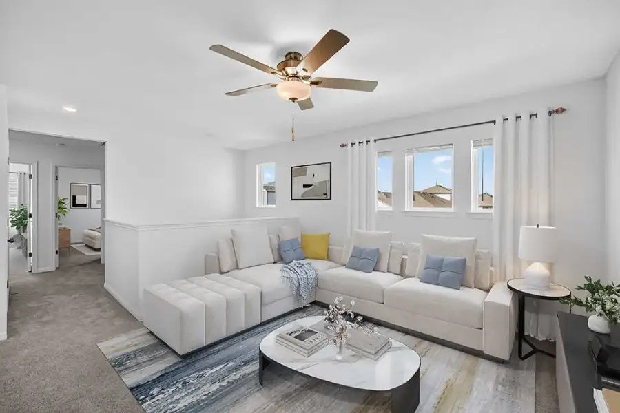 Furnished interior view inside a new home in Lisso, Pflugerville (Image 6).