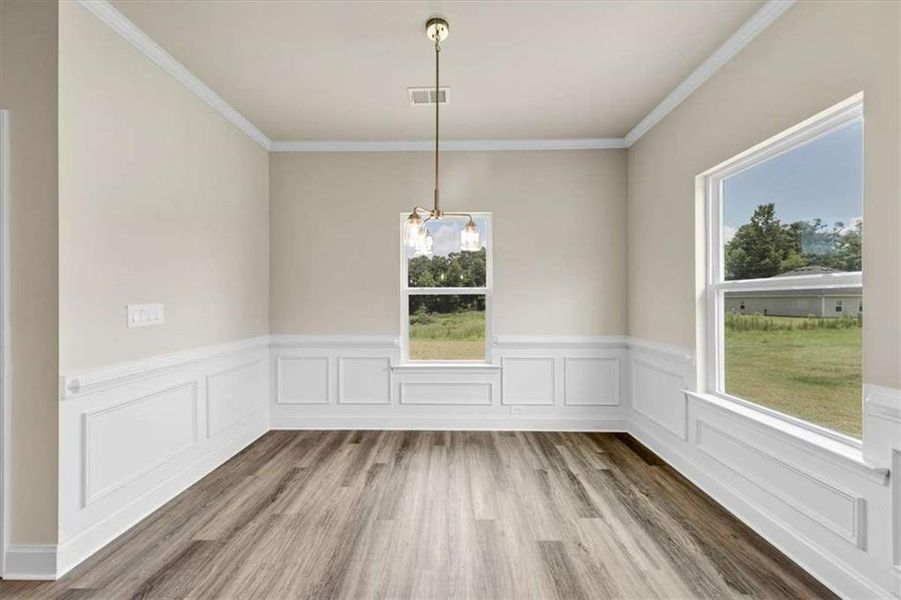 Spacious, unfurnished interior of a new home in Park Place, Bowdon (Image 25). Spacious, unfurnished interior of a new home in Park Place, Bowdon (Image 25).