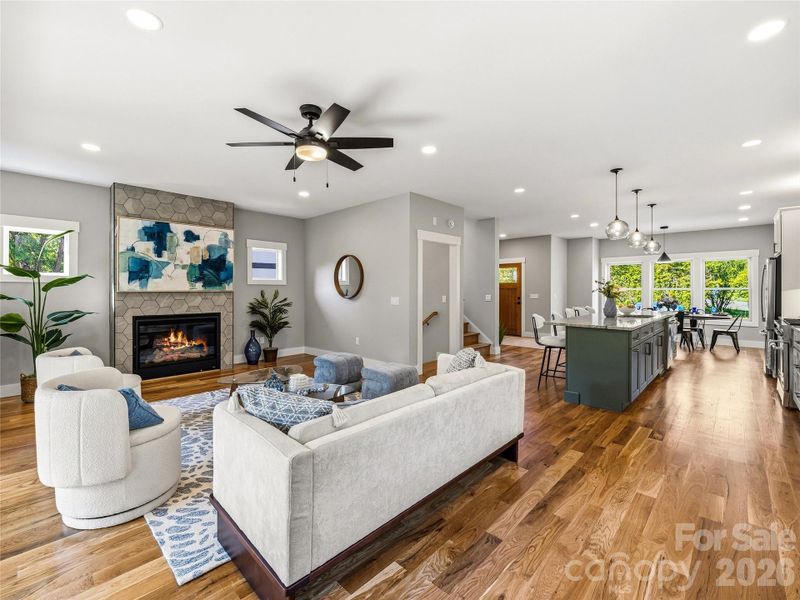 Furnished interior view inside a new home in , Asheville (Image 41).