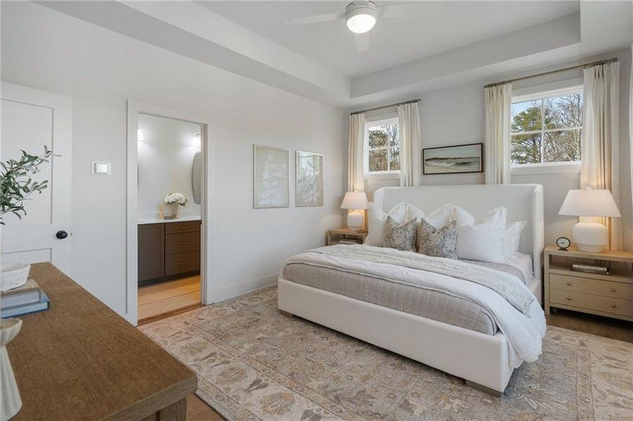 Furnished interior view inside a new home in , Alpharetta (Image 27).